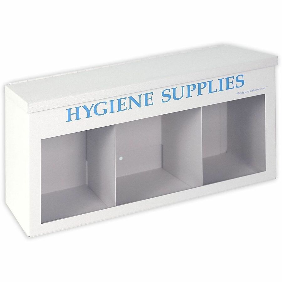 Victor Hygiene Station - Wall Mountable, Adjustable Divider, Durable - White - Steel