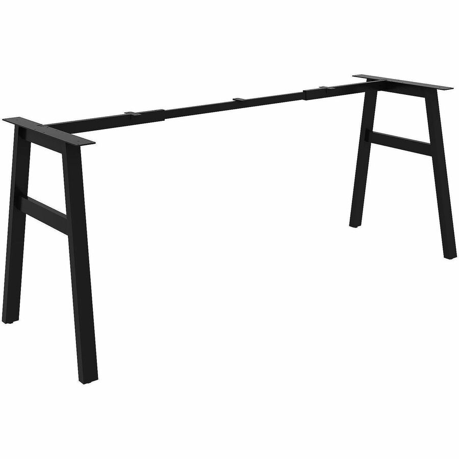 Lorell Table Base - Powder Coated A-shaped, Black Base - 28.50" Height x 71.60" Width x 23.20" Depth - Metal Base Material - 1 Each