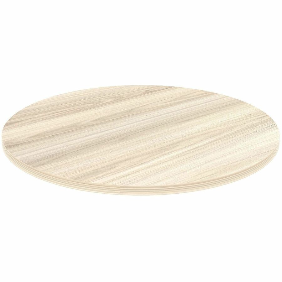 Lorell Essentials Hospitality/Conference Round Table Top - Round Top - Assembly Required - Modern Elm - 1 Each