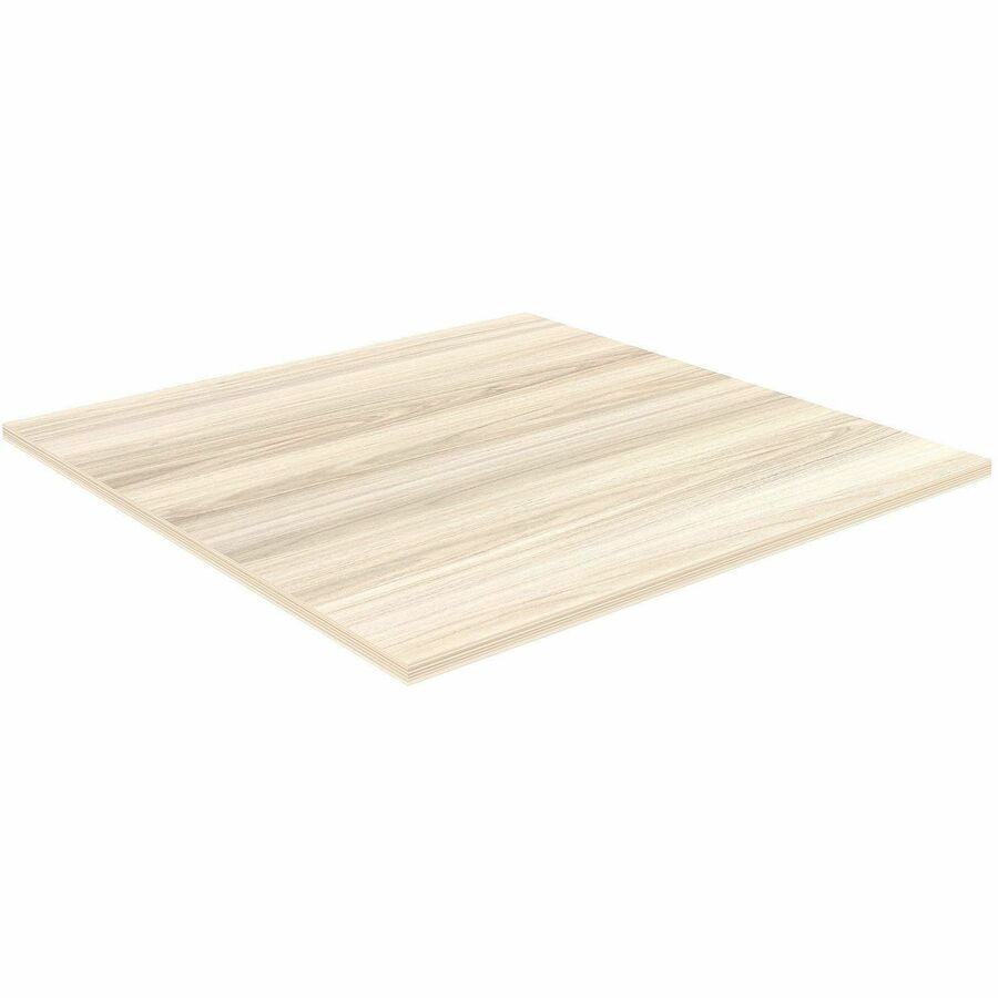 Lorell Essentials Hospitality/Conference Square Table Top - Square Top - Assembly Required - Modern Elm - 1 Each