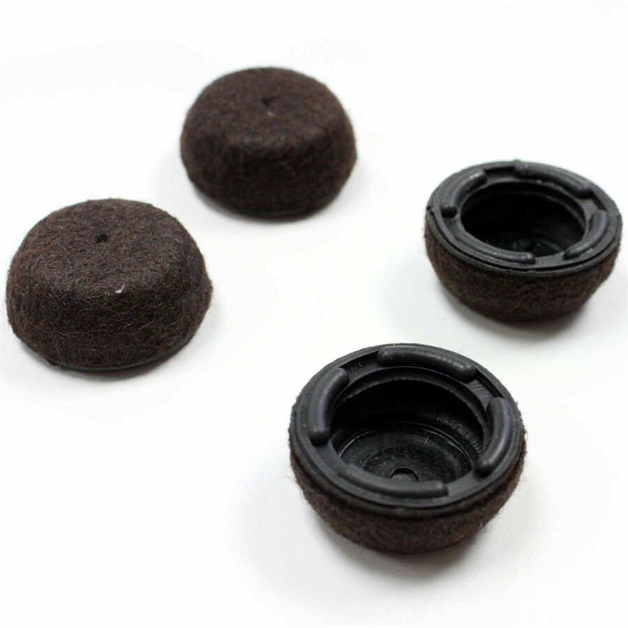 Lorell Floor Saver - Dark Brown - 16Pack