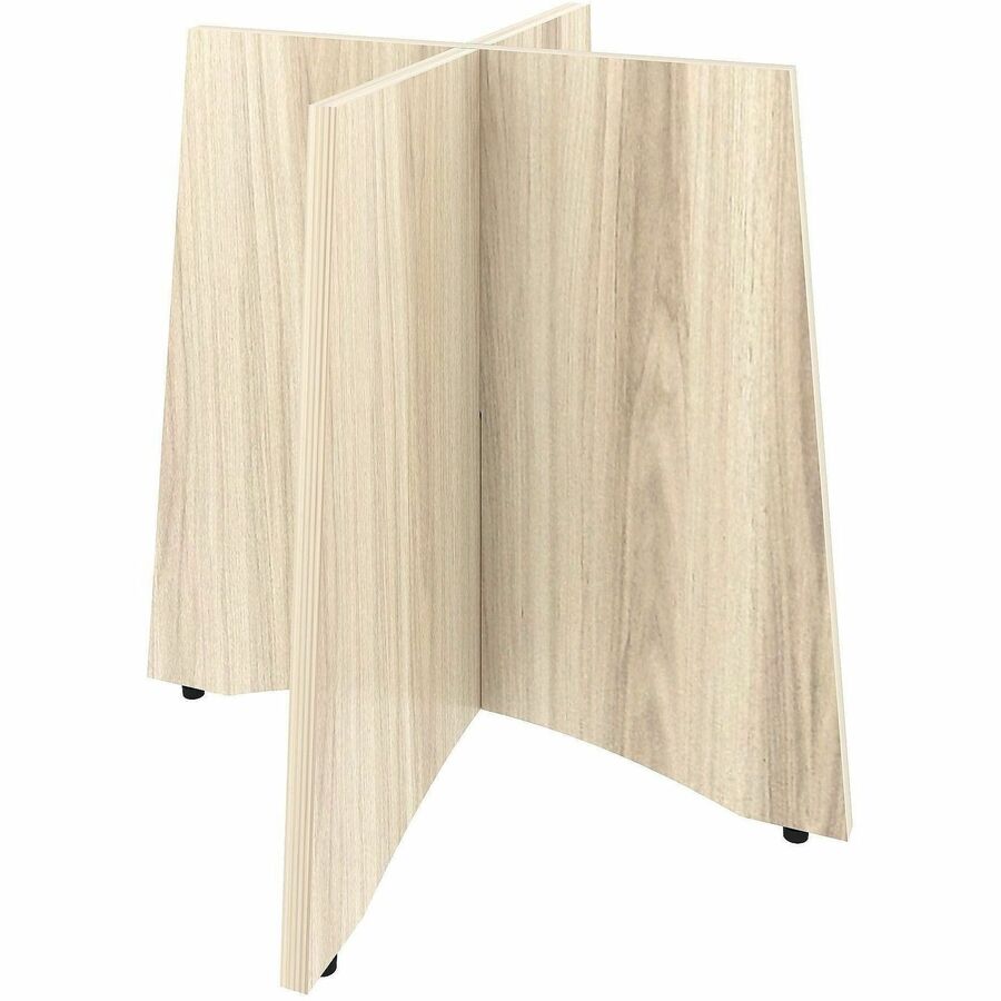 Lorell Essentials Sturdy Table Base - Assembly Required - Modern Elm - 1 Each