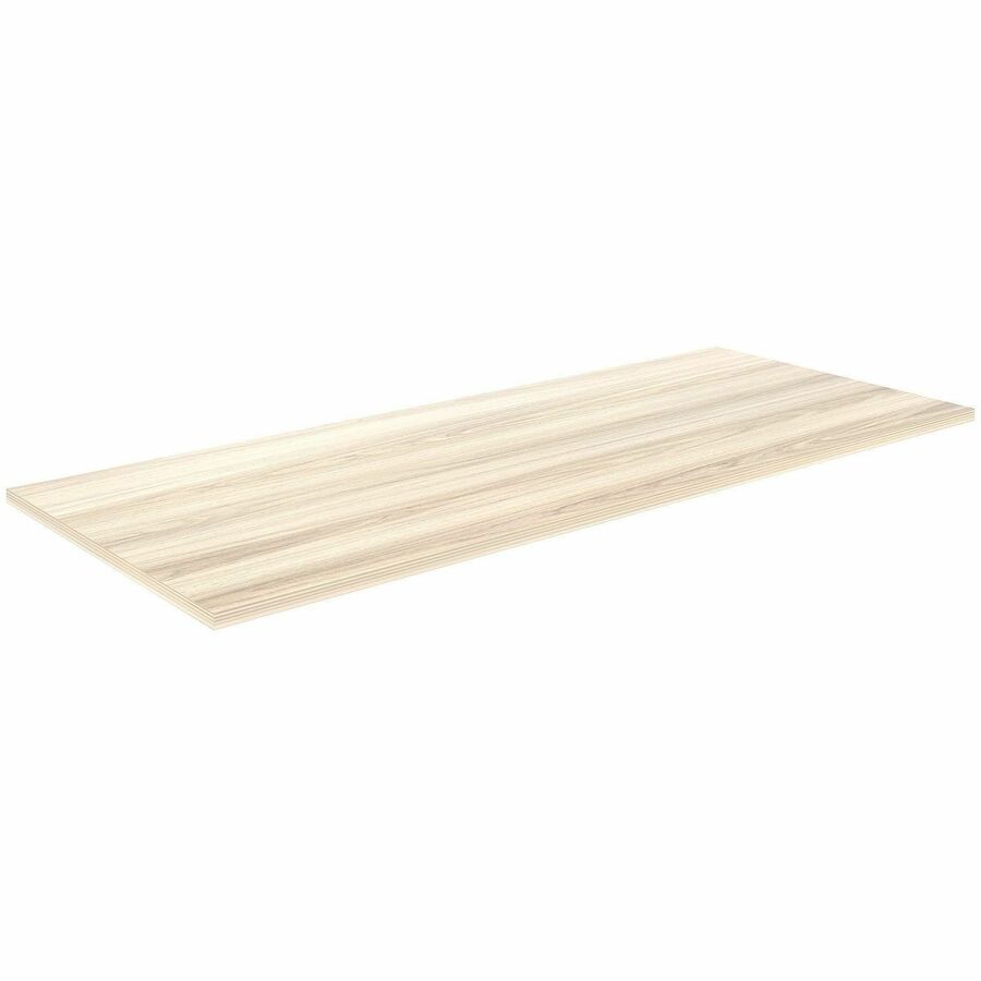 Lorell Multi-Purpose Tabletop - Laminated Rectangle Top - 30" Table Top Width x 72" Table Top Depth x 1" Table Top Thickness - Training, Multipurpose - Assembly Required - Modern Elm - Particleboard Top Material - 1 Each