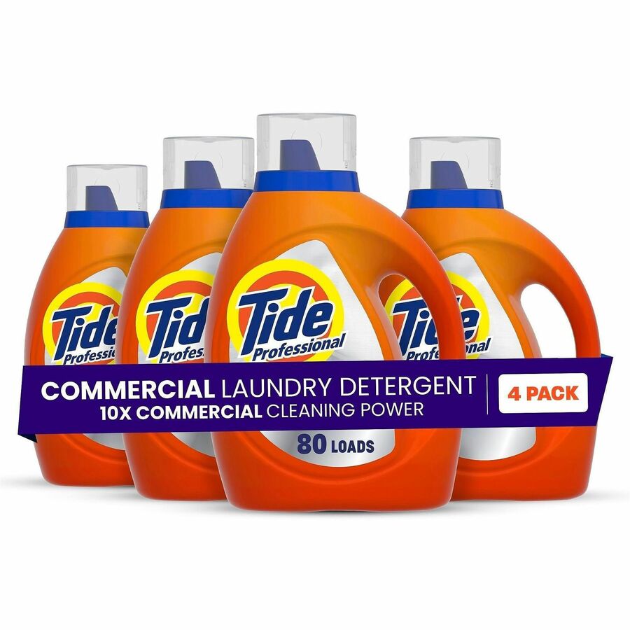Tide Liquid Laundry Detergent - For Multipurpose - Ready-To-Use - Liquid - 105 fl oz (3.3 quart) - 80 Loads - Recommended For: Stain Remover - PVC Free, Phthalate-free, Triclosan-free, Benzene-free, BPA-free, PCBs-free, Alkylphenols-free, PAHs-free - O...
