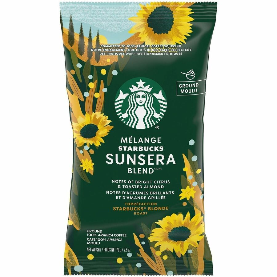 Starbucks Sunsera Blend Ground Coffee - 2.5 oz - Sunsera Blend - 18 / Box