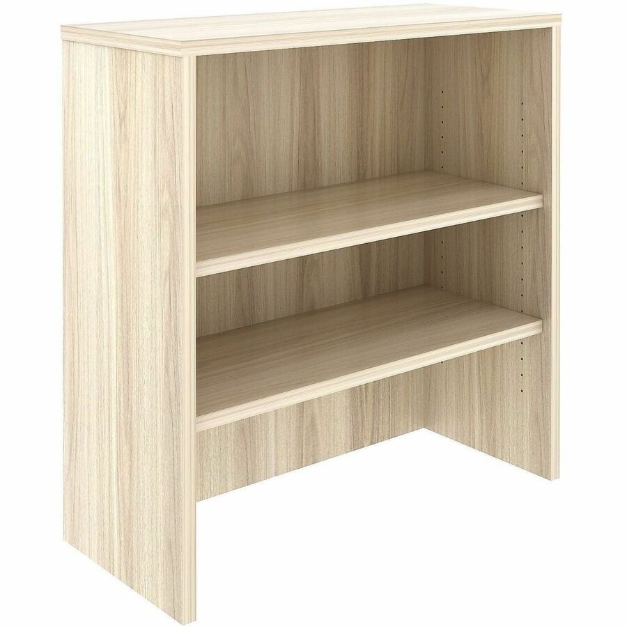 Lorell Essentials Stack-On Bookshelf - Stackable - Modern Elm - Assembly Required