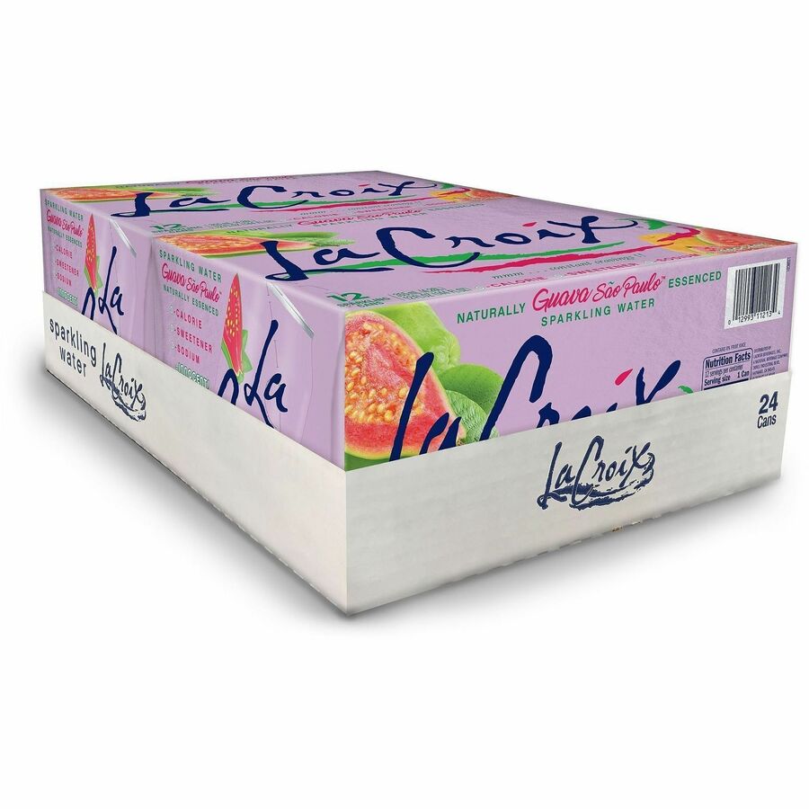La Croix Flavored Sparkling Water - 12 fl oz (355 mL) - Guava Sao Paulo - 2 / Carton