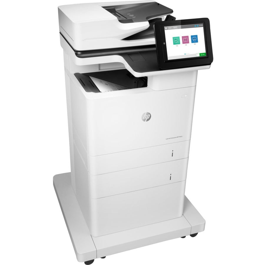 HP LaserJet Enterprise M635fht Laser Multifunction Printer - Monochrome - Copier/Fax/Printer/Scanner - 65 ppm Mono Print - 1200 x 1200 dpi Print - Automatic Duplex Print - Up to 300000 Pages Monthly - Color Scanner - 600 dpi Optical Scan - Monochrome F...