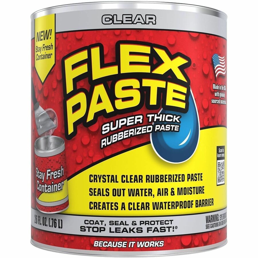 FLEX SEAL Flex Paste - Clear - 1.62 lb - 1