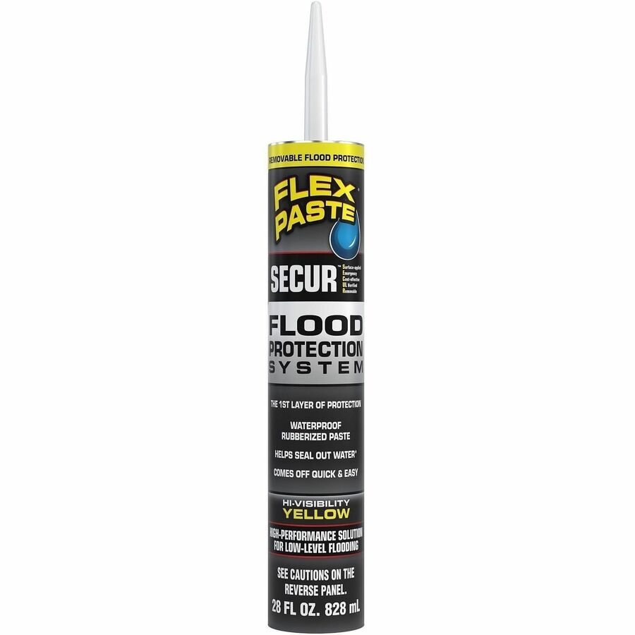 FLEX SEAL SECUR Low-Level Flood Protection Flood Paste - Yellow - 1.75 lb - 1