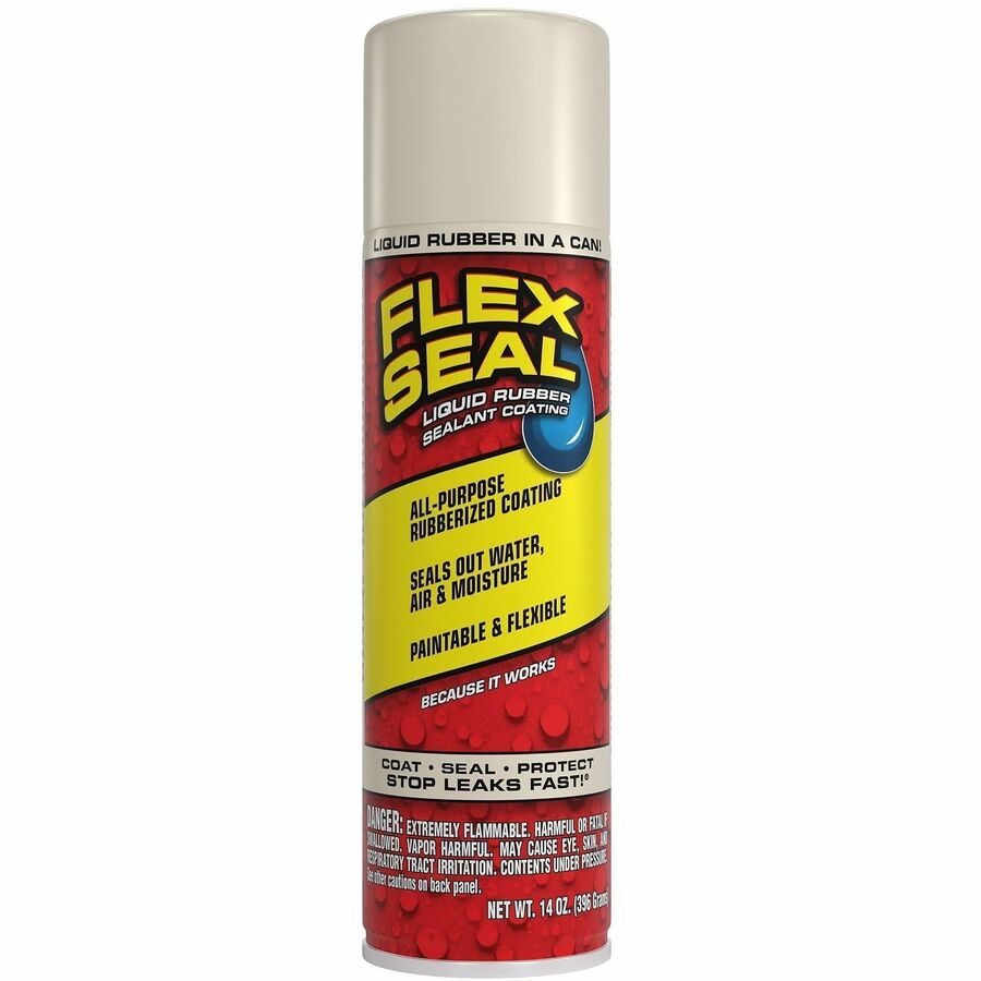 FLEX SEAL Liquid Rubber Sealant Coating Spray - Synthetic Rubber - Brite - 0.87 lb - 1