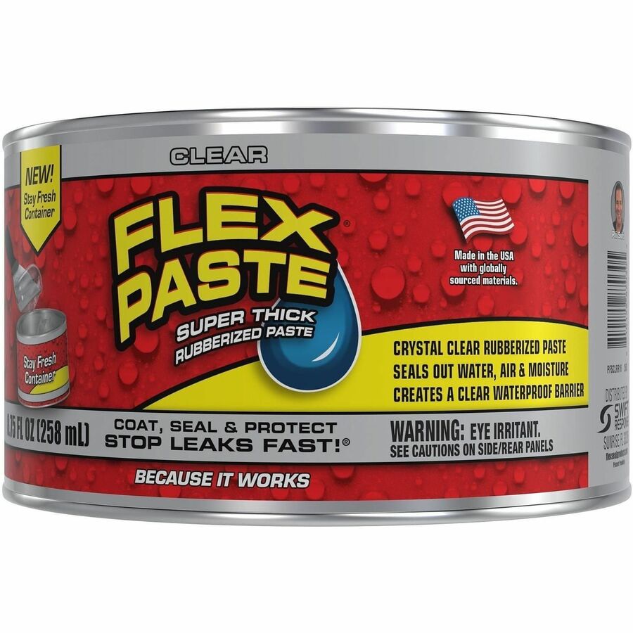 FLEX SEAL Flex Paste - Clear - 0.55 lb - 1