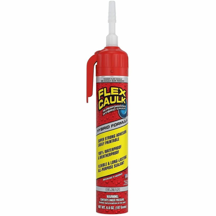 FLEX SEAL Advanced High-Performance Caulk - Clear - 0.41 lb - 1