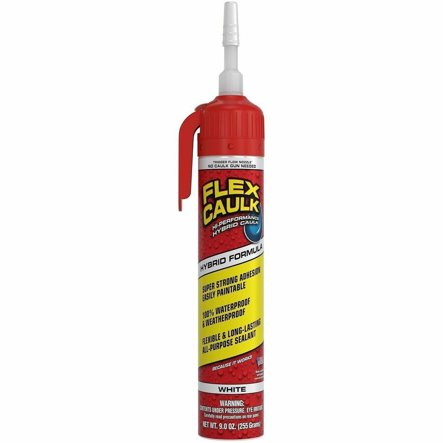 FLEX SEAL Advanced High-Performance Caulk - White - 0.41 lb - 1