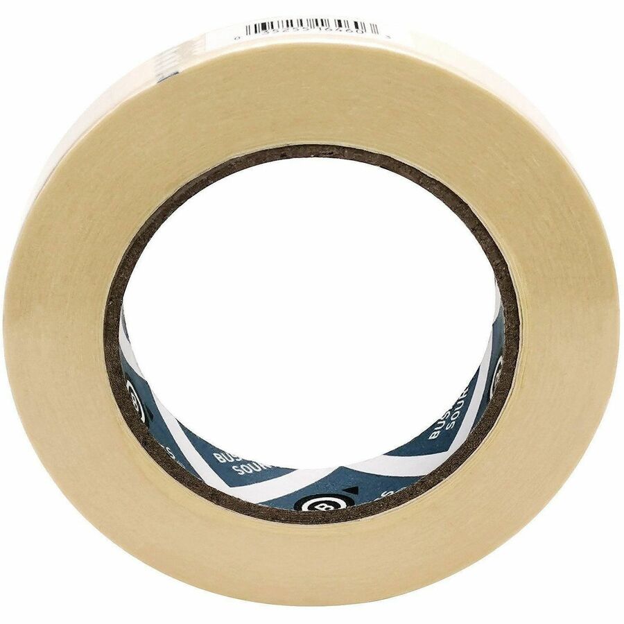Business Source Utility-purpose Masking Tape - 60 yd Length x 0.75" Width - 3" Core - Tan - Crepe Paper Backing - For Holding, Bundling, Sealing, Masking - 1 Roll