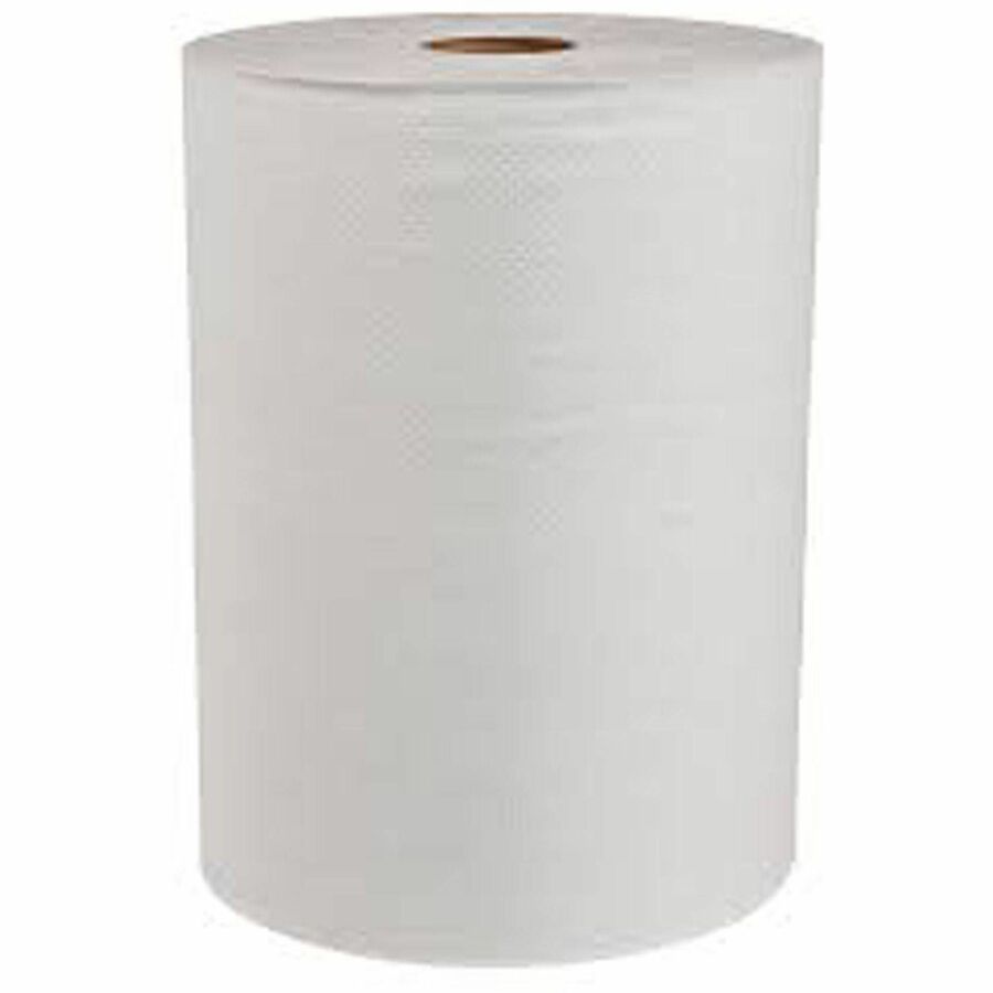 Marcal Pro Recycled Hardwound Roll Towels - 2 Ply - 10" Width x 800 ft Length - 2" Core - White, Kraft - 6 / Carton