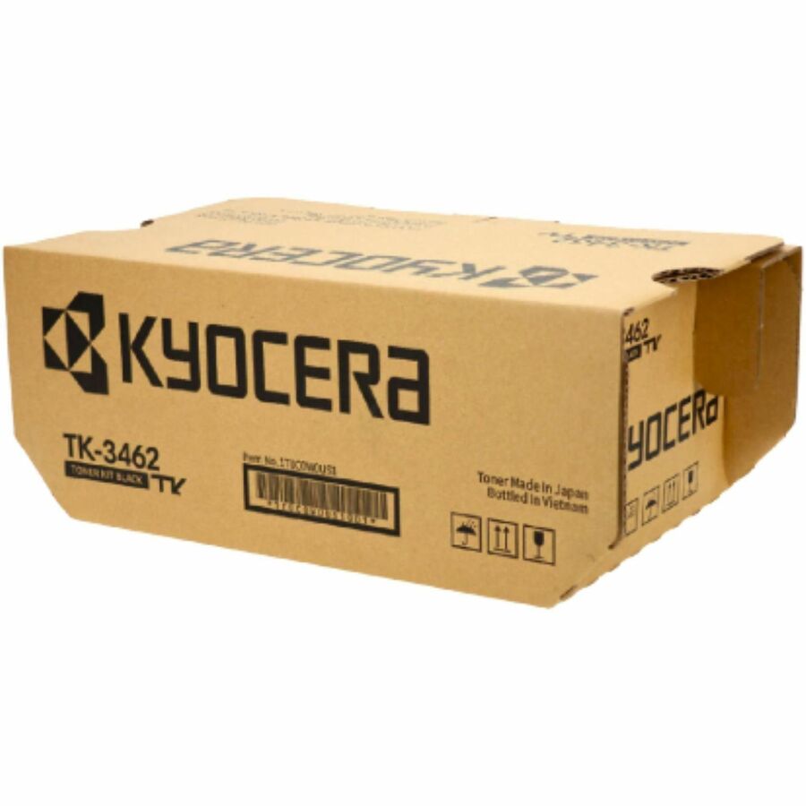 Kyocera Original High Yield Laser Toner Cartridge - Black - 1 Each - 25000 Pages