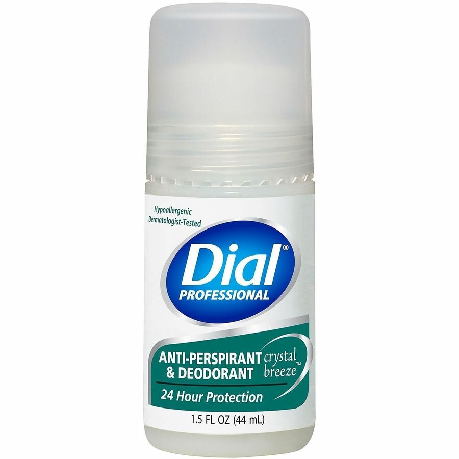 Henkel Dial Corp. Scented Antiperspirant/Deodorant RollOn - White - 48 / Carton