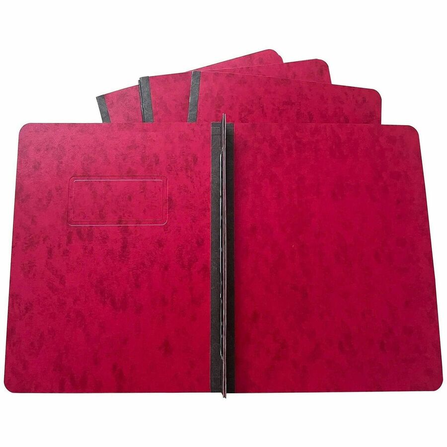 Business Source Letter Report Cover - 3" Folder Capacity - 8 1/2" x 11" - Red - 0% Recycled - 1 Each
