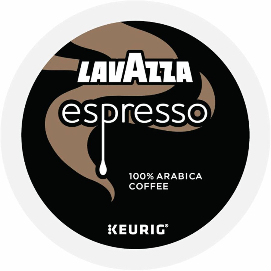 Lavazza K-Cup, Pod, Ground Espresso Italiano K-Cup Coffee Pods - Compatible with Keurig Brewer - Medium - K-Cup, Pod, Ground - Italian Espresso - Kosher - 22 / Box