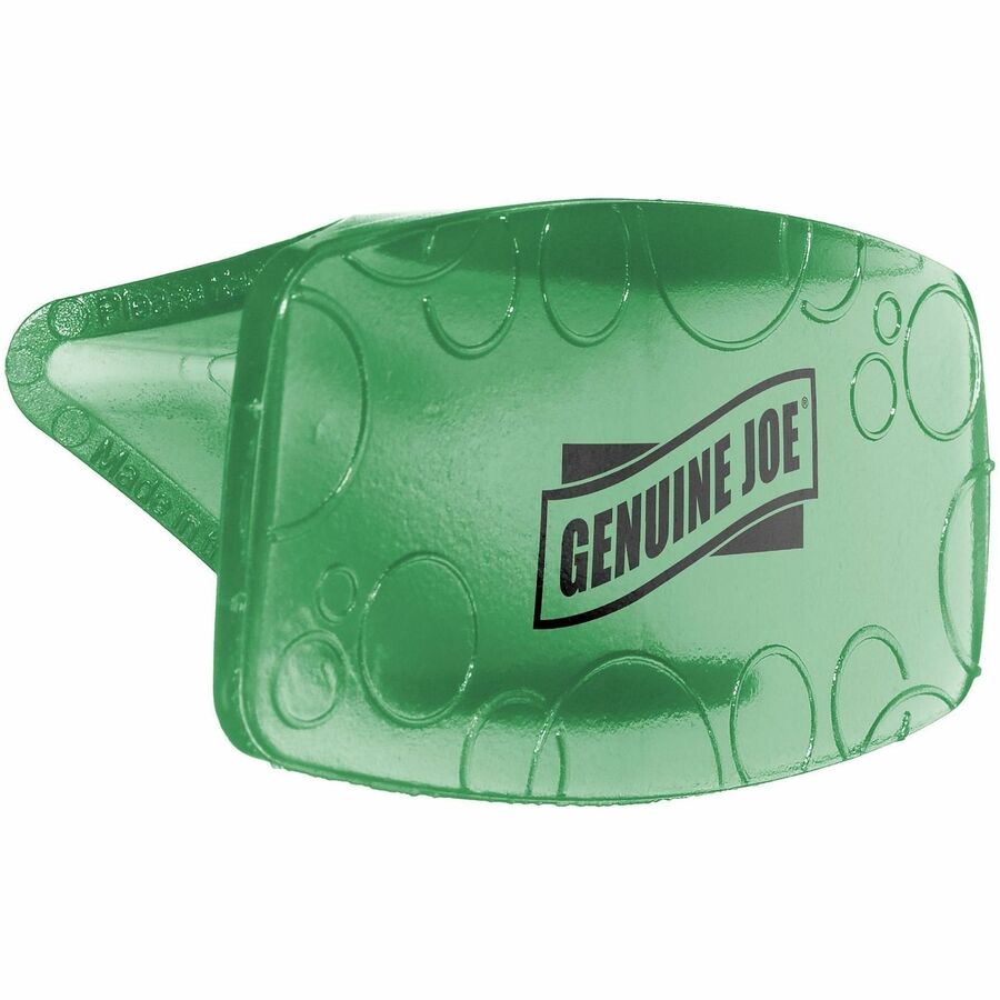 Genuine Joe Eco Bowl Clip Air Fresheners - Clip - Cucumber Melon - 12/Box - 6 / Carton
