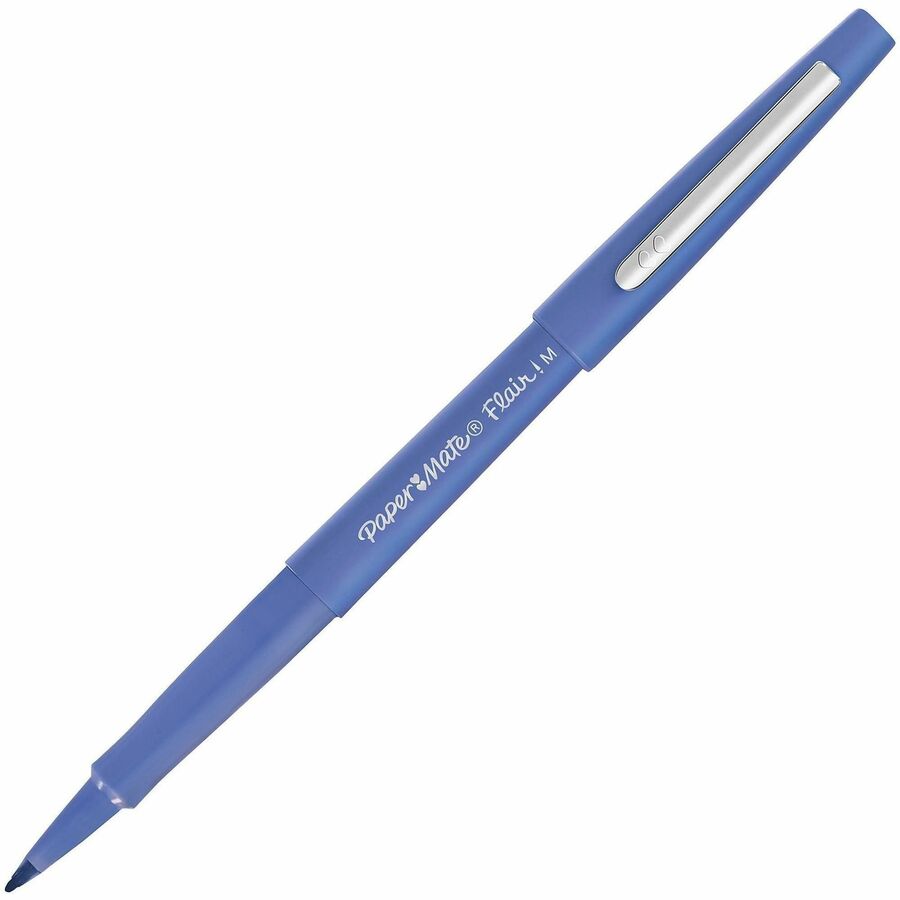 Paper Mate Flair Candy Pop Felt Tip Pens - 0.7 mm Pen Point - Blueberry Bubble Gum Ink - Water Based - Felt Tip - Writing, Home, Office, School - 1 Each