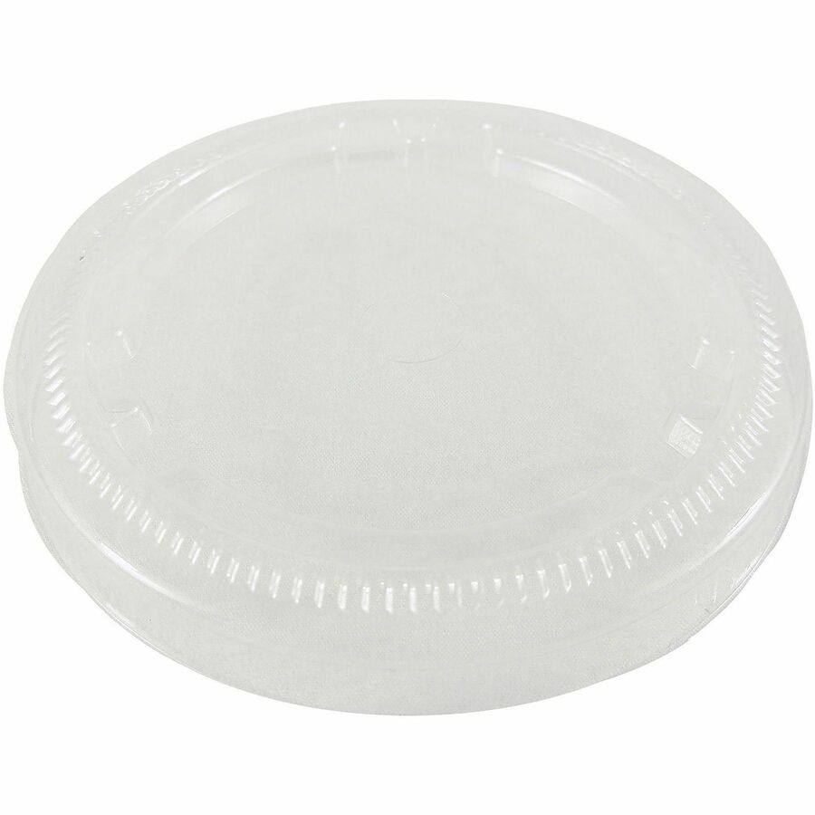 World Centric 12oz-22oz Clear Cold Cup Lids - Round - Polylactic Acid (PLA) - Clear - 20 / Carton
