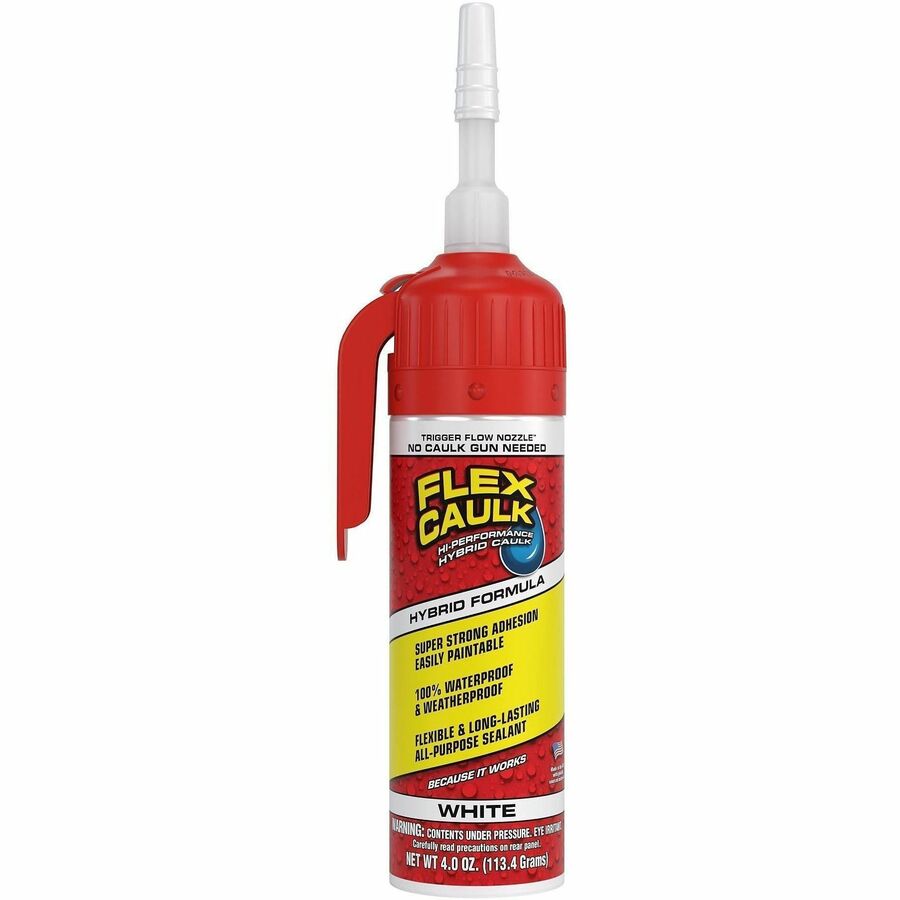 FLEX Advanced High-Performance Caulk - White - 0.25 lb - 1
