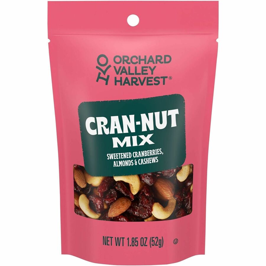 Orchard Valley Harvest Snack Box - No Artificial Color, Preservative-free, No Artificial Flavor, Gluten-free, Non-GMO - 1.85 oz - 14/Bag - 1 Carton