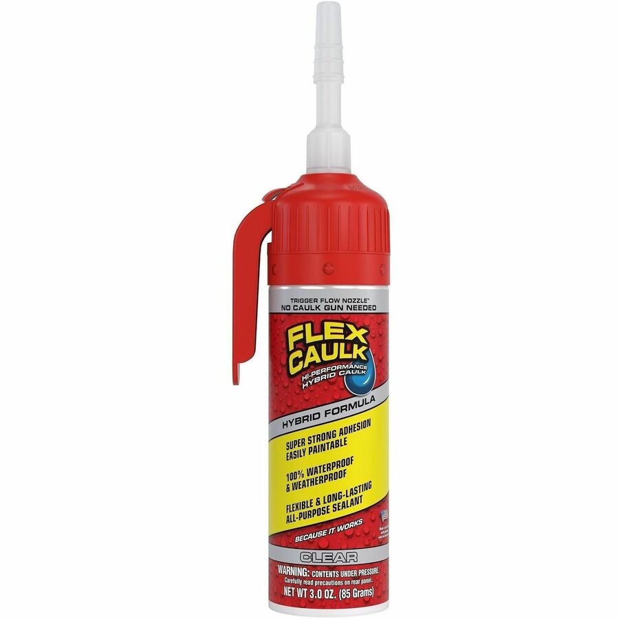 FLEX Advanced High-Performance Caulk - Clear - 0.19 lb - 1