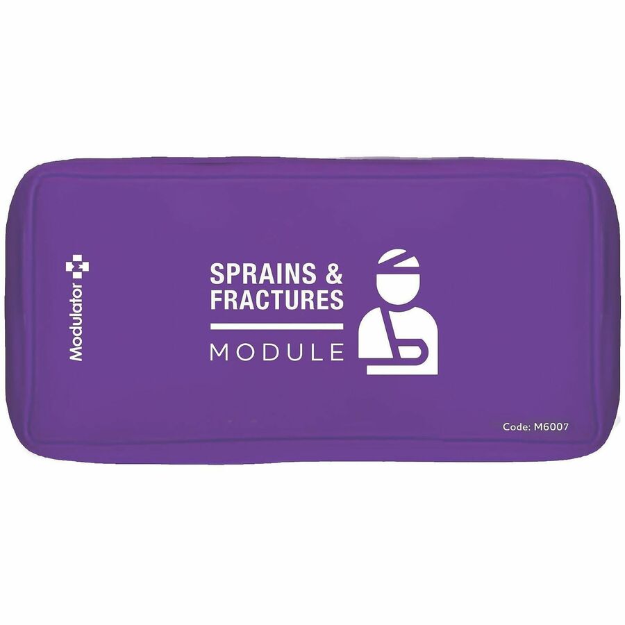 Modulator Sprains And Fractures Module Refill - 18" Height x 4" Width x 3" Depth - Purple