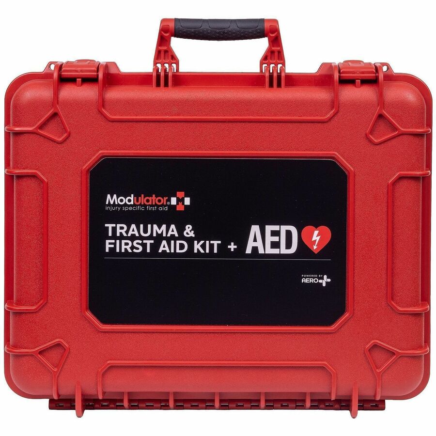 CARDIACT Modulator FLEX XL Pro Hard-Case Trauma Kit - 17" Height x 9" Width x 20" Depth - Red
