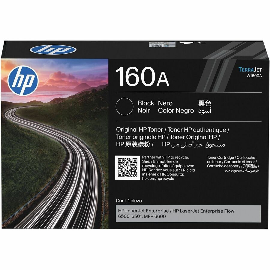 HP 160A Original Standard Yield Laser Toner Cartridge - Black - 1 Each - 10500 Pages