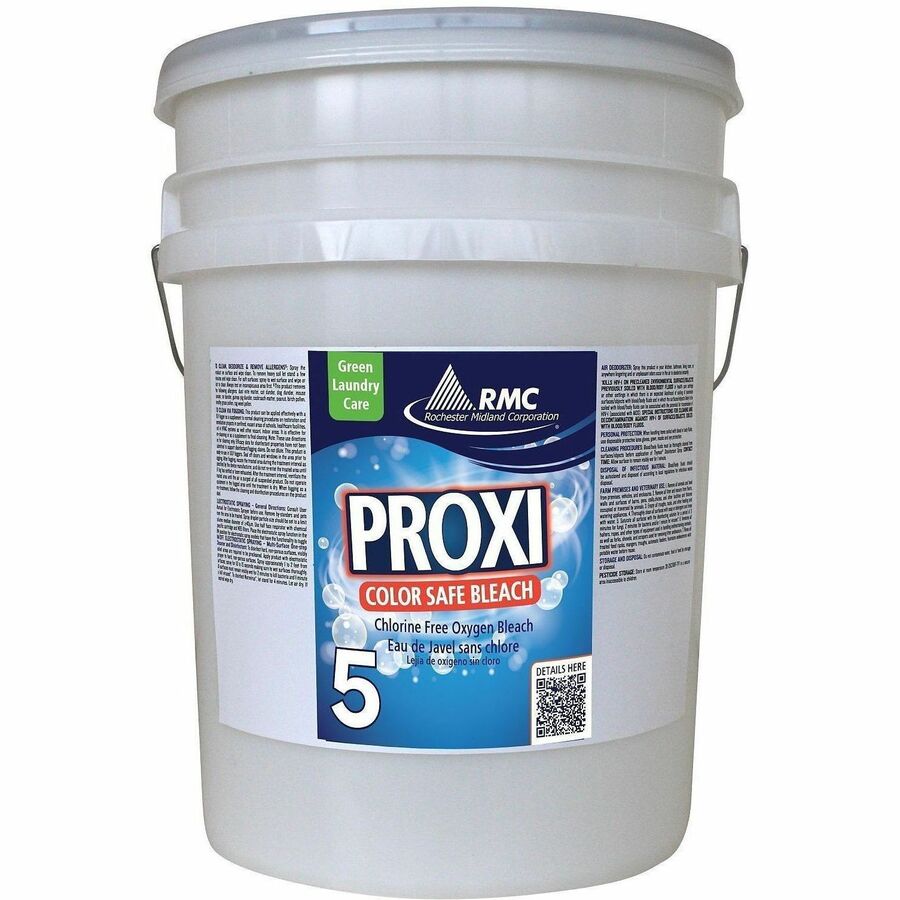 RMC PROXI Color-Safe Bleach - For Fabric - 640 fl oz (20 quart) - Recommended For: Stain Remover - Color Safe, Dye-free