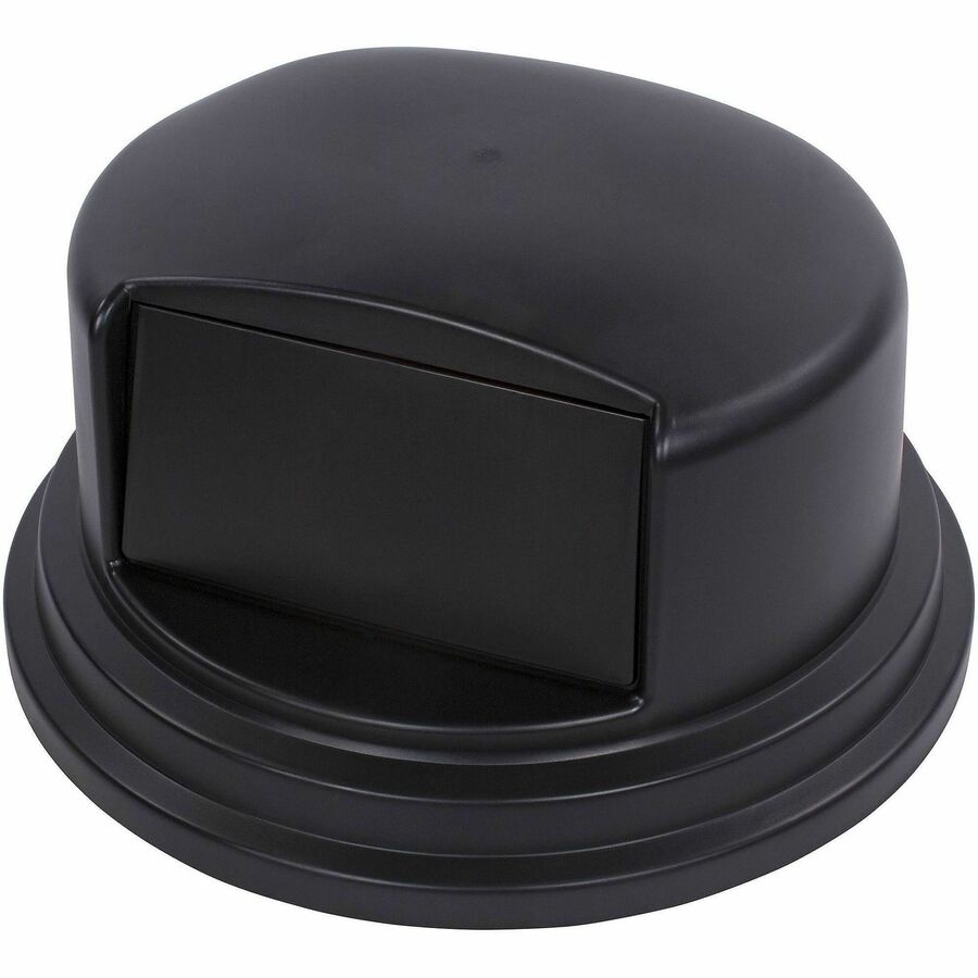 Genuine Joe Dome Lid for 44 Gallon Containers - Dome - Black - 1 Carton