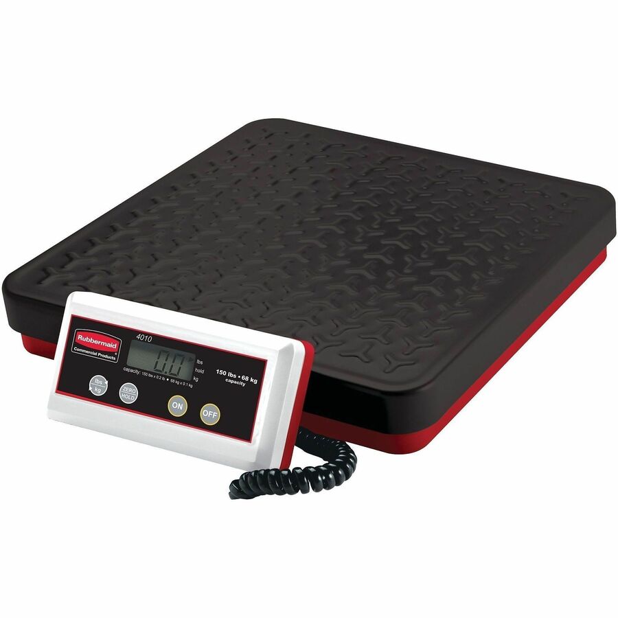 Rubbermaid Commercial Digital Receiving Scale - 150 lb - Black - 1 Each