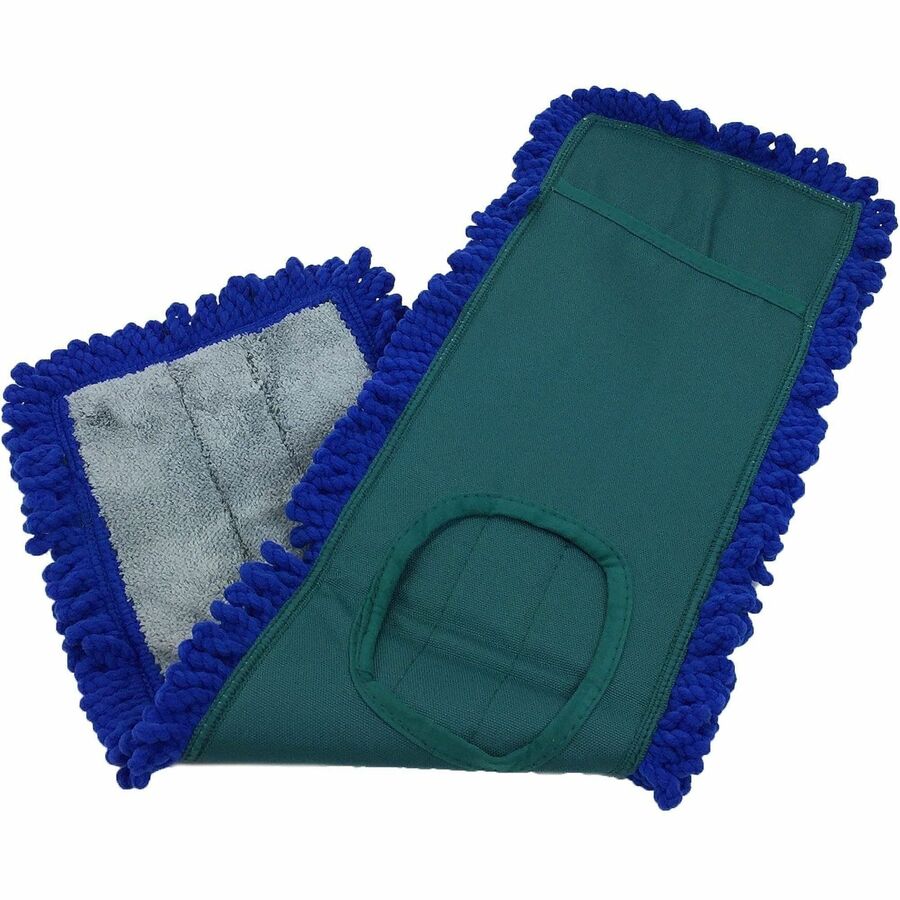 Genuine Joe Fringed Dust Mops - Looped Ends, Machine Washable, Reusable, Launderable - Multi - 1 Carton