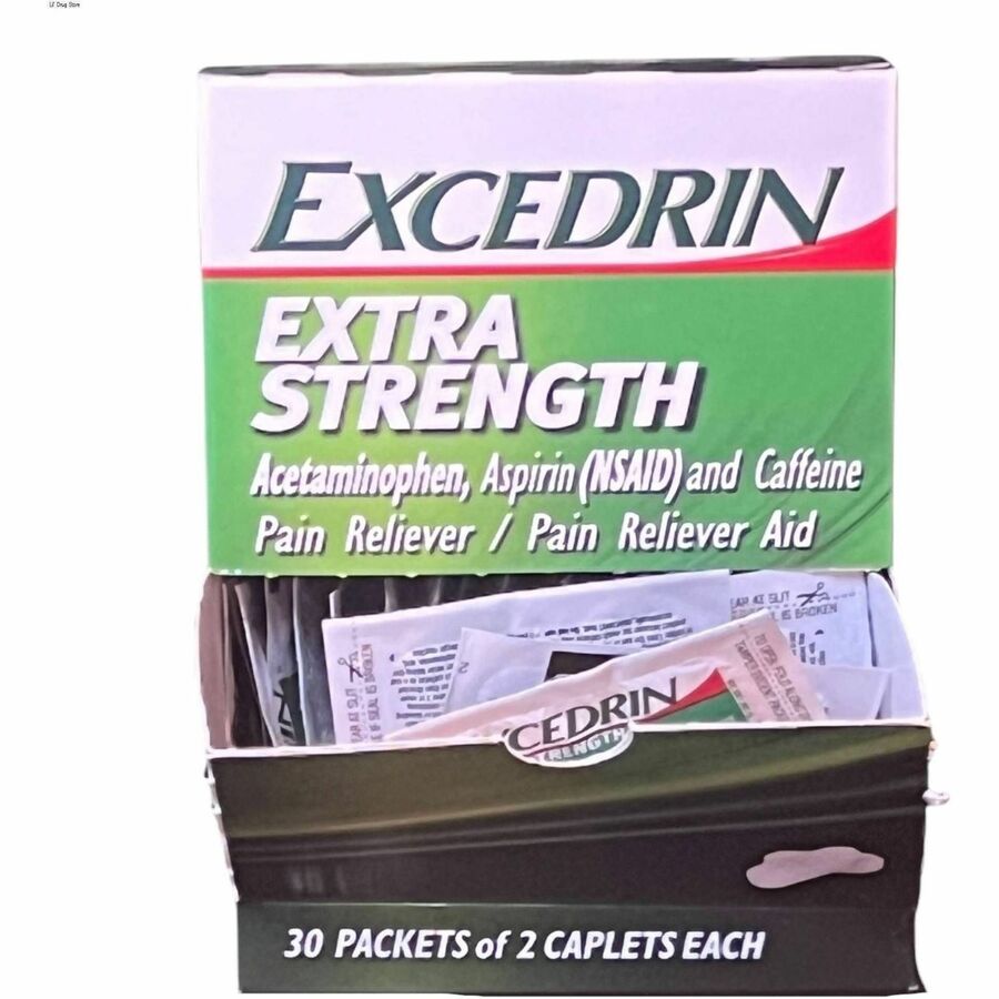 Lil' Drug Store Excedrin Pain Reliever - For Headache, Body Ache, Arthritis, Cold, Pain, Migraine