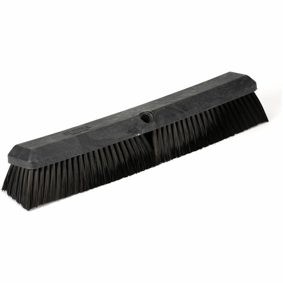 Sparta 18" Color-Coded Omni-Sweep Floor Sweep - 1.75" Polyester Bristle - 18" Overall Length - Black - 1 Each