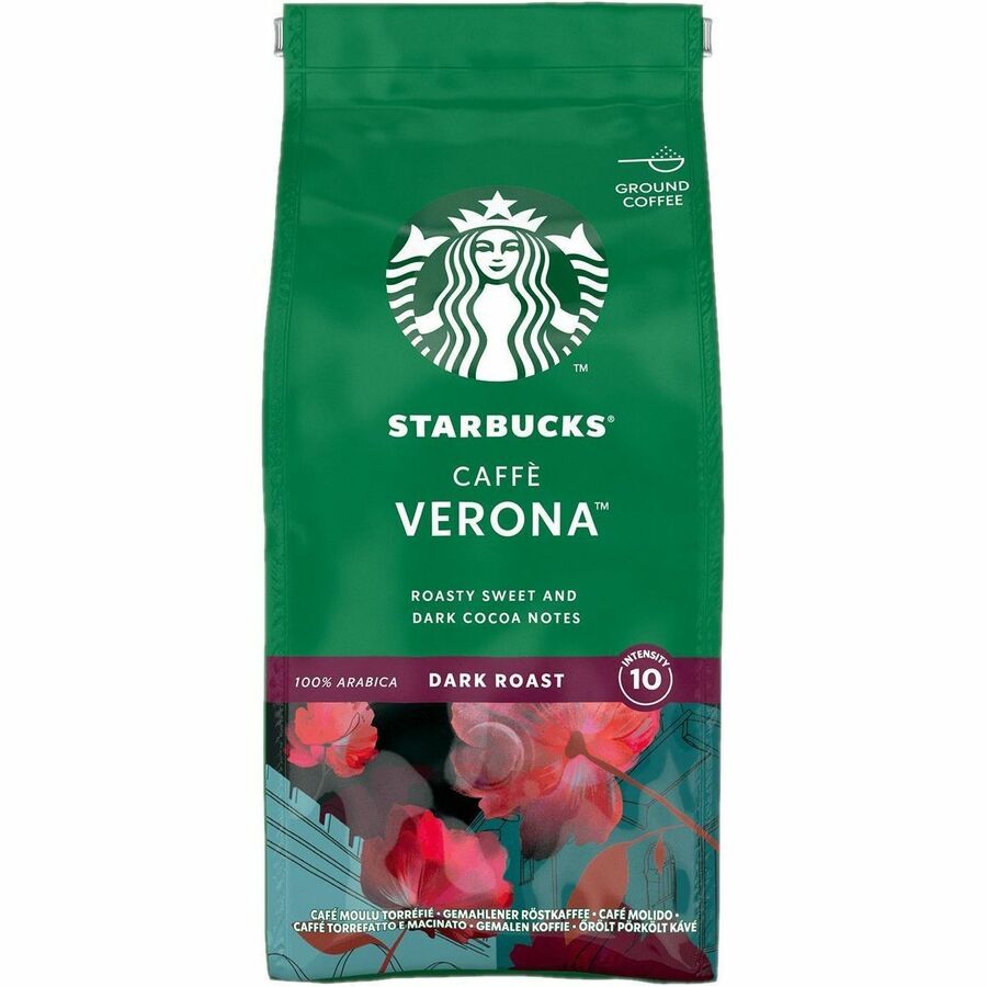 Starbucks Ground Caffe Verona Dark Roast Ground Coffee - Compatible with Drip-coffee Brewer - Dark - Ground - Caffé, Verona