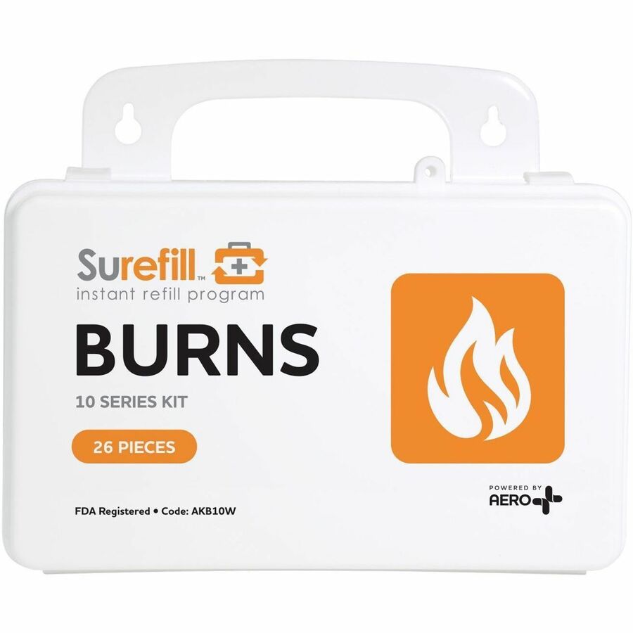 Aero Surefill 10-Series Burn Kit - 26 x Piece(s) For 10 x Individual(s) - 5.5" Height x 3" Width8.5" Length - Plastic Case - White, Orange, Black - 1 Each