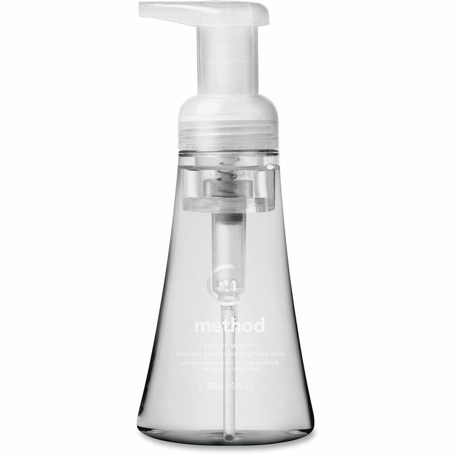 Method Foaming Hand Wash - Sweet Water Scent - 10 fl oz - Pump Bottle Dispenser - Hand - Clear - Paraben-free, Phthalate-free, Cruelty-free - 1 Each