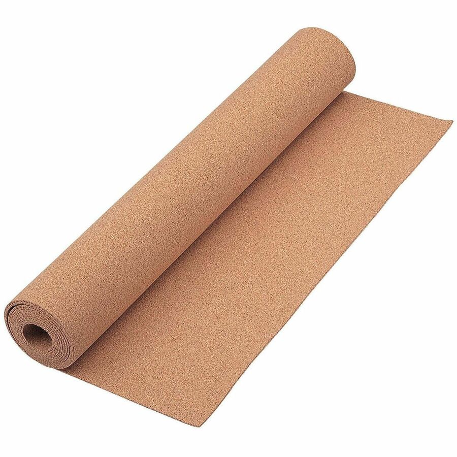 Quartet 24" Cork Roll - 24" Board Width x 60 mil Board Depth - Brown Natural Cork Surface - Noise Absorbant, Durable, Self-healing, Absorbent, Frameless - 1 Each