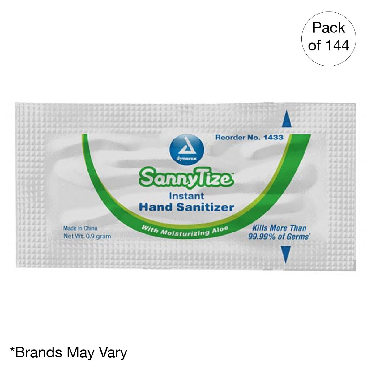 Kemp USA Instant Hand Sanitizer, 0.9 Gram Packets (1728 pcs)