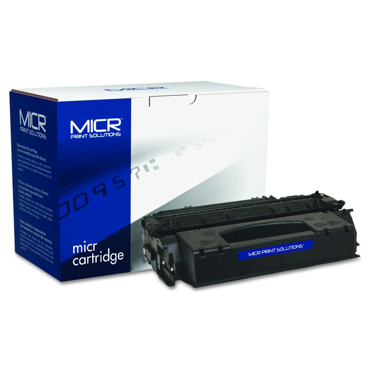 Compatible Q7553X(M) (53XM) High-Yield MICR Toner, 7,000 Page-Yield, Black
