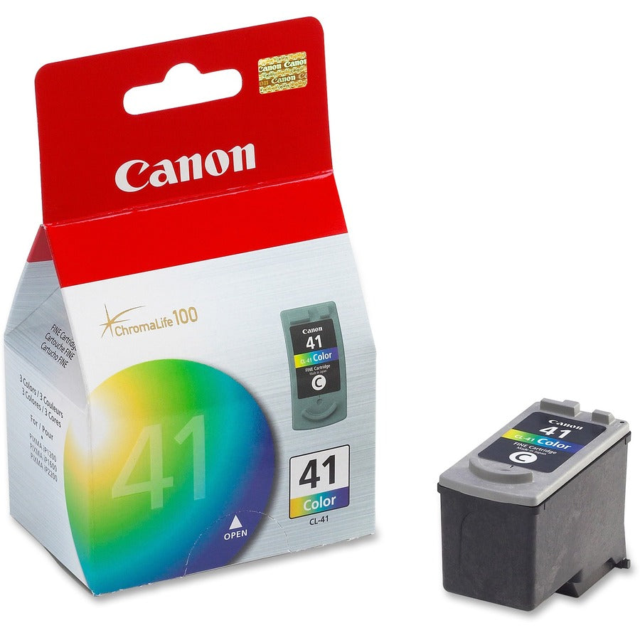 Canon CL-41 Original Inkjet Ink Cartridge - Cyan, Magenta, Yellow - 1 Each - Inkjet - Cyan, Magenta, Yellow - 1 Each