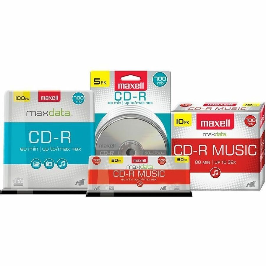Maxell DVD Recordable Media - DVD-R - 16x - 4.70 GB - 1 Pack - 120mm - 2 Hour Maximum Recording Time