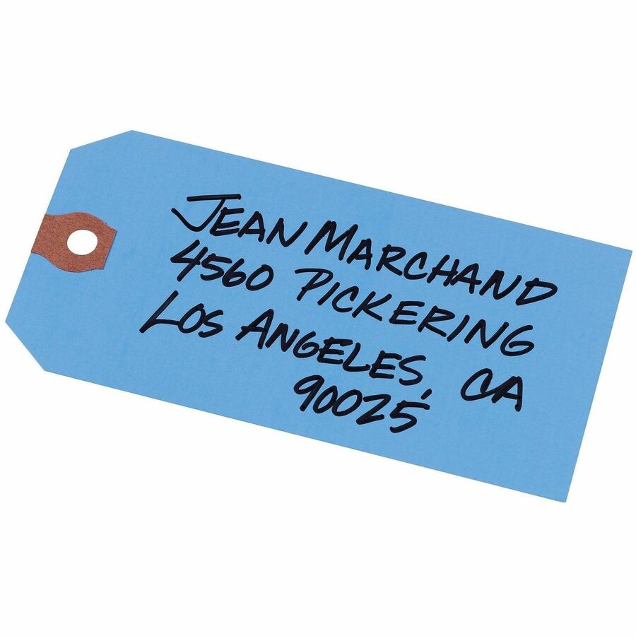 Avery®, Unstrung Shipping Tags, 11.5 pt. Stock, 4-3/4" x 2-3/8" , 1,000 Blue Hang Tags - 4.75" Length x 2.37" Width - Rectangular - Card Stock - Blue - 1 Box