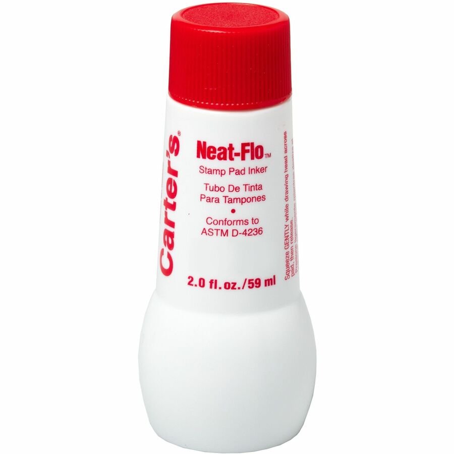 Carter's®, Stamp Pad Inker - Red Ink - 2 fl oz - Red - 1 Each