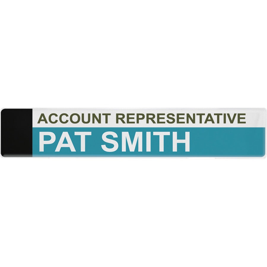 Advantus Panel Wall Sign Holder - 9" Width x 2" Height - Wall Mountable, Door-mountable - Outdoor - 1 Each